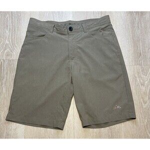 Tasco Mountain Bike Shorts Mens 32 Black Active Stretch Tan